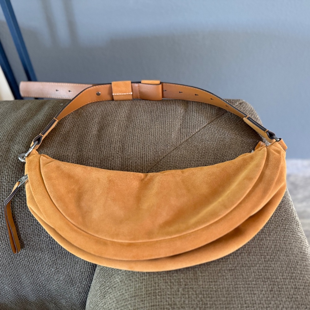 Proenza Schouler White Label Stanton Brown Suede Belt Bag
